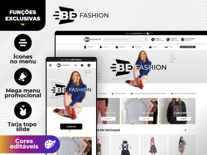 Be Fashion Clean Moda Roupas Acessórios