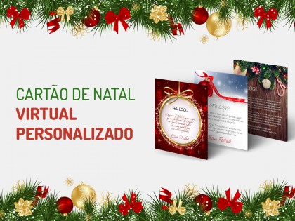 Cartão de Natal Virtual Personalizado